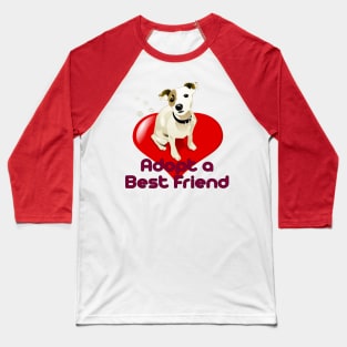 Adopt a Best Friend Baseball T-Shirt